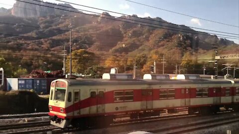 Seoul metro line.1 Oldest train in South Korea