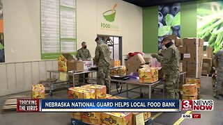 Nebraska National Guard helps local food bank