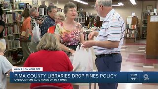 Pima County libraries dropping fines