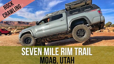 2020 TACOMA AND 4RUNNER ROCK CRAWLING SEVEN MILE RIM TRAIL & WIPEOUT HILL...OVERLANDERS BEWARE