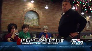 Las Margaritas restaurant on Grant closing