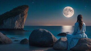 MUSIC for DEEP SLEEP - Insomnia Sounds For Fall Asleep Fast - Moon Night Ambience