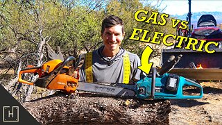 Gas Vs Electric Chainsaw - What's better for at home?