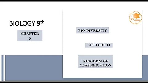 Biology| Class 9| Lecture 14| Kingdom of Classification