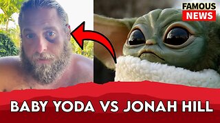 Jonah Hill Got a Black Eye From Baby Yoda | FAMOUS NEWS