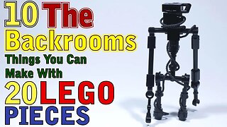 10 The Backrooms things you can make with 20 Lego pieces