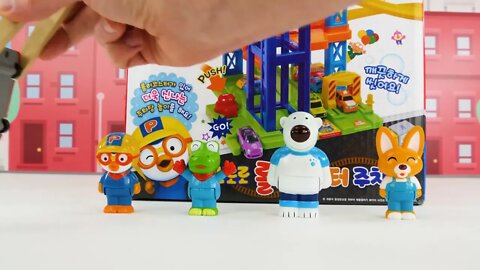 160 6¡Enseñe a los niños palabras en español e inglés con Painting Pororo Toy Car Fun!