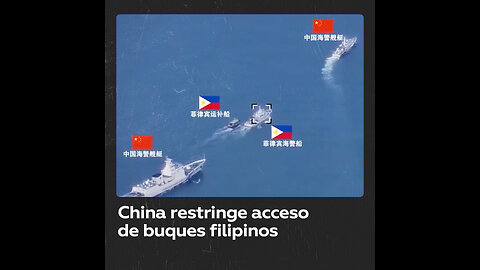 Guardacostas chinos emiten advertencias a buques filipinos frente a Ren’ai Jiao