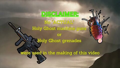 Holy Ghost Machine Gun (a HAPPY CALVINIST Production)