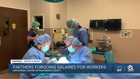 Palm Beach County doctors forgo salaries so staff members can continue to get paid