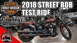 2018 Harley-Davidson Street Bob FXBB Softail Test Ride