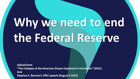 Why we need to end the Federal Reserve