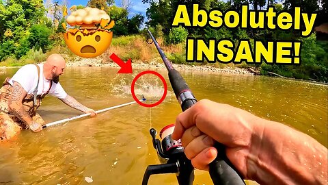 I Stumbled Upon A Sunken Vehicle & Was ATTACKED By King Salmon!