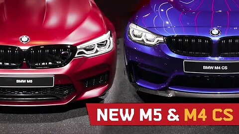 New M5 and M4 CS: New Kings of M Power!! IAA 2017