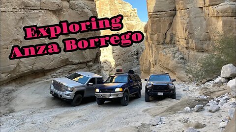 Anza Borrego Desert | Exploring Canyon Sin Nombre, Diablo DropOff, Sandstone Canyon, Fish Wash Creek