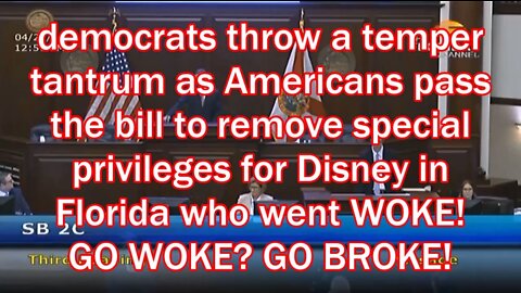 GO WOKE? GO BROKE! DISNEY 2022!