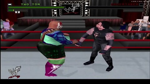 WWF Attitude PS1: vs match 11