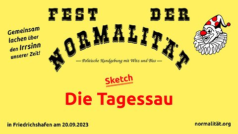 Sketch: Die Tagessau - aufgeführt in Friedrichshafen am 20.09.2023