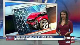 Fort Myers Officer involved in car crash