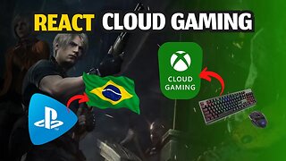 REACT de PERGUNTAS SOBRE CLOUD GAMING! MOUSE e TECLADO no XCLOUD, PS NOW no BRASIL e mais...