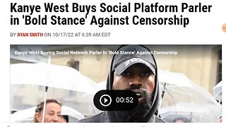 Kanye buys Parlor. Left wing terrified of free expression.