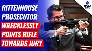 Kyle Rittenhouse Prosecutor Wrecklessly Points Rifle Towards Jury
