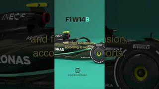 New Mercedes w14b explained in less than 30 seconds. #shorts #f1