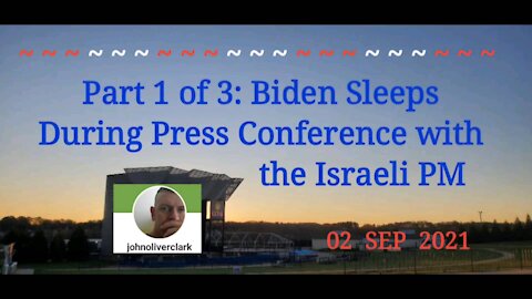 Part 1 of 3: Biden Sleeps During Press Conference with Israeli PM