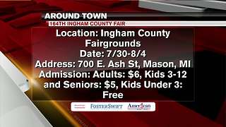 Around Town 7/30/18: 164th Ingham County Fair