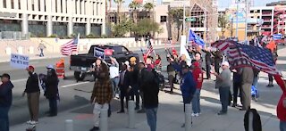 UPDATE: 'Stop the Steal' protest in downtown Las Vegas draws hundreds of Trump supporters
