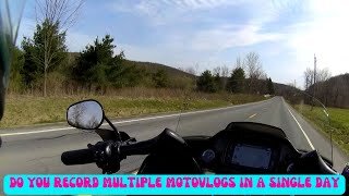 DO YOU RECORD MULTIPLE MOTOVLOGS IN A SINGLE DAY