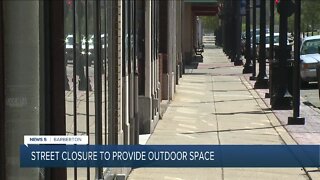 Street closure in Barberton will provide outdoor space for restaurants
