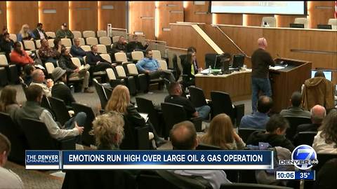 Emotions run high at Adams County meeting over oil and gas development