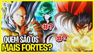 TOP 10 PERSONAGENS MAIS FORTES DE ONE PUNCH MAN RANQUEADOS DO MAIS FRACO AO MAIS FORTE!