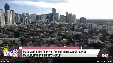 Chinese Investors now having Second Thoughts about investing in the Philippines – ECOP