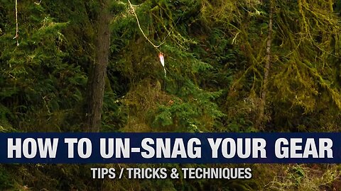 How To UNSNAG Fishing Lures. (Tips & TRICKS)