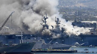 Navy Ship Fire Now Believed To Be Arson