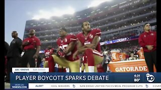 Player boycott sparks debate