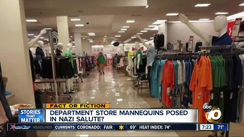 Mannequins in Nazi salute?