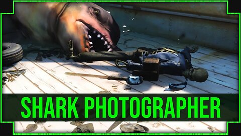 Shark Photographer in Fallout 4 - The Craziest Skeleton in Salem!