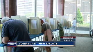 Heavy turnout for primary vote in Milwaukee