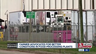 Farmer advocates for better conditions in food processing plants