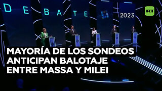 Argentina: Mayoría de los sondeos anticipan balotaje entre Massa y Milei