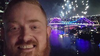 2023 New Years Fireworks. Story Bridge Brisbane
