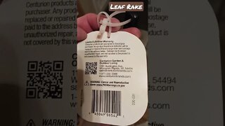 Adjustable Expandable Leaf Rake with metal tines.