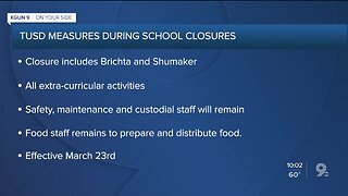 TUSD measures during statewide school closures