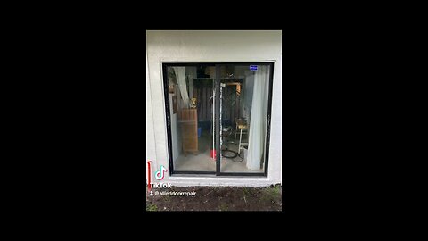 Sliding glass door repair; roller/lock replacement and track refurbishing, in #boyntonbeach