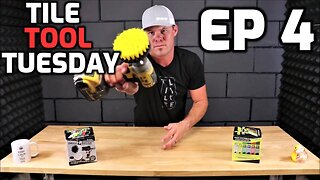 Drill Brush for Cleaning Tile & Grout - Tile Tool Tuesday EP. 4