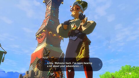 Giant Purah Step on me - Zelda Tears of the Kingdom