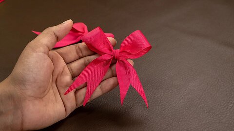 How to Make Simple Easy Bow - DIY crafts with Grosgrain Ribbons